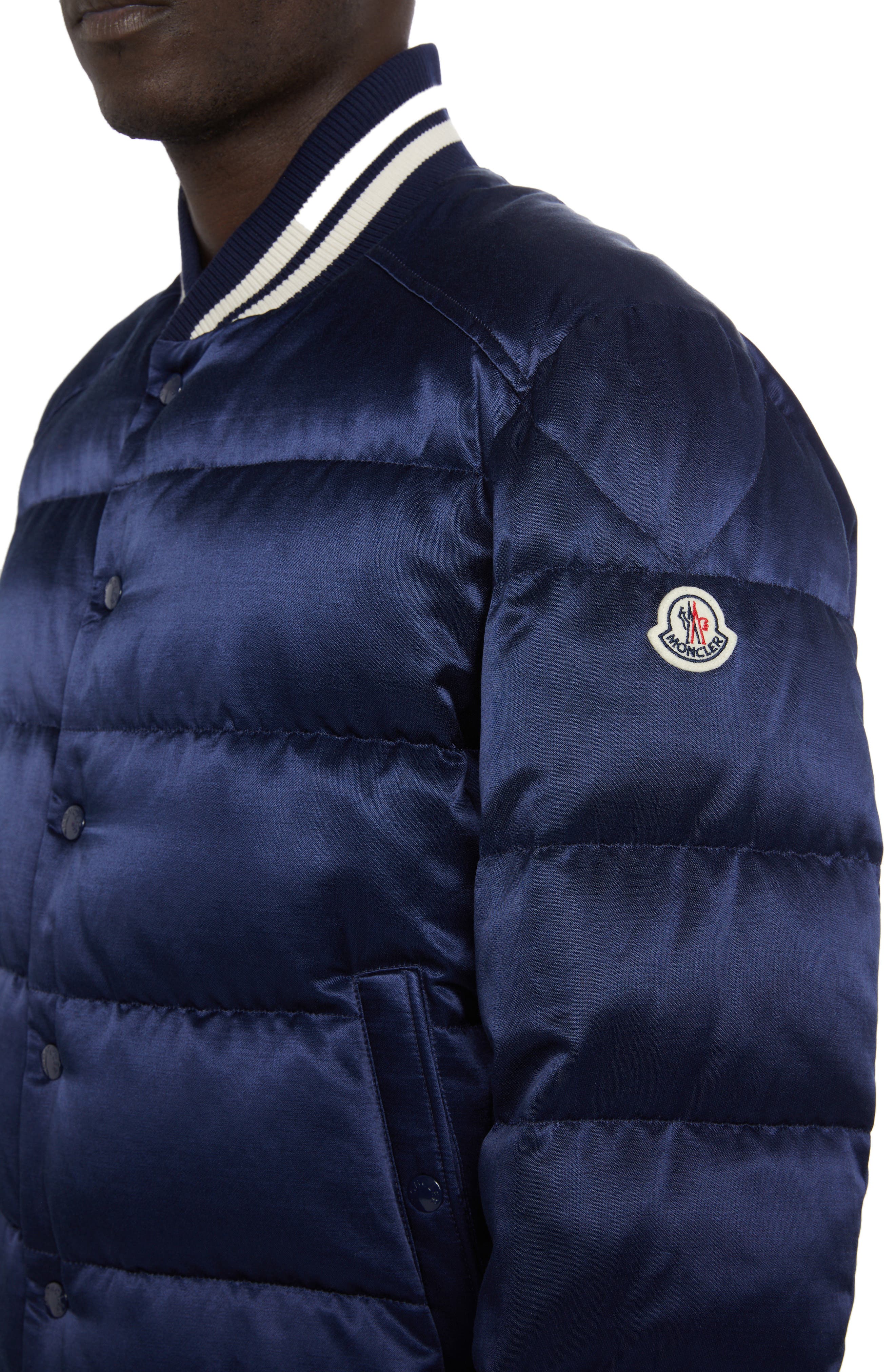 Moncler Dives Quilted Satin Down Bomber Jacket Nordstrom