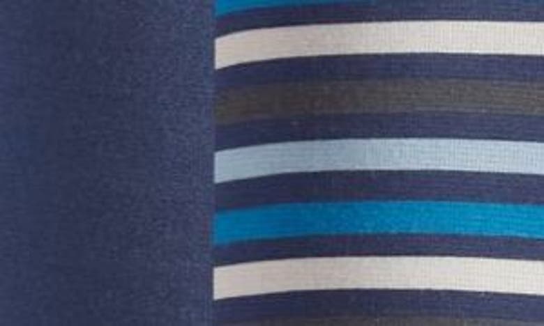 Shop Tommy John 2-pack Second Skin 4-inch Boxer Briefs In Dress Blues/ Globe Stripe