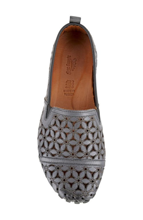 Shop Spring Step Flowerflow Flat In Charcoal