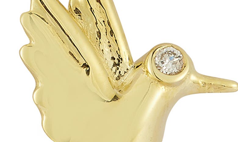Shop Ember Fine Jewelry Diamond Bird Pendant Necklace In 14k Gold