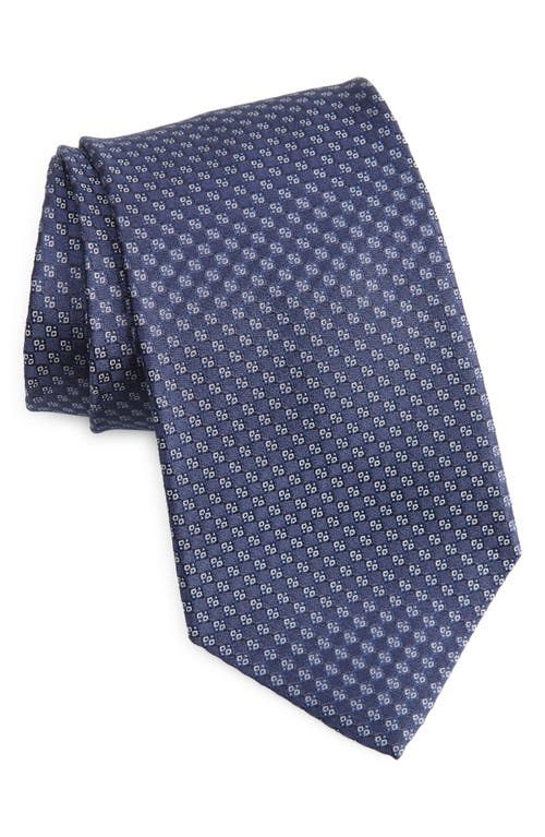 Shop Ralph Lauren Purple Label Bond St. Solid Silk Tie In Navy