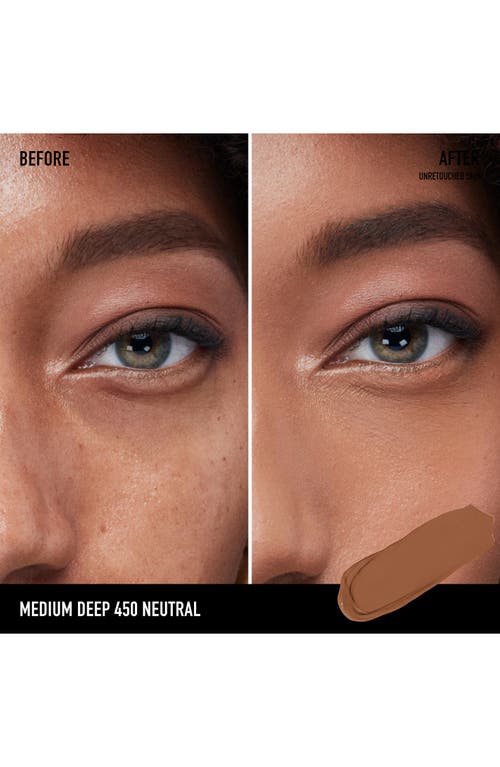 Shop Bareminerals ® Barepro 16hr All Over Skin-perfecting Matte Concealer Mineral Spf 25 In Medium Deep 450n