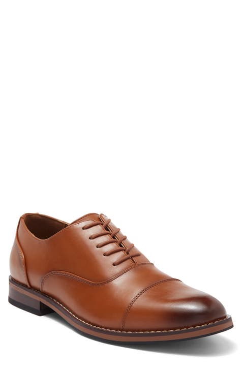 Nathan Faux Leather Oxford (Men)