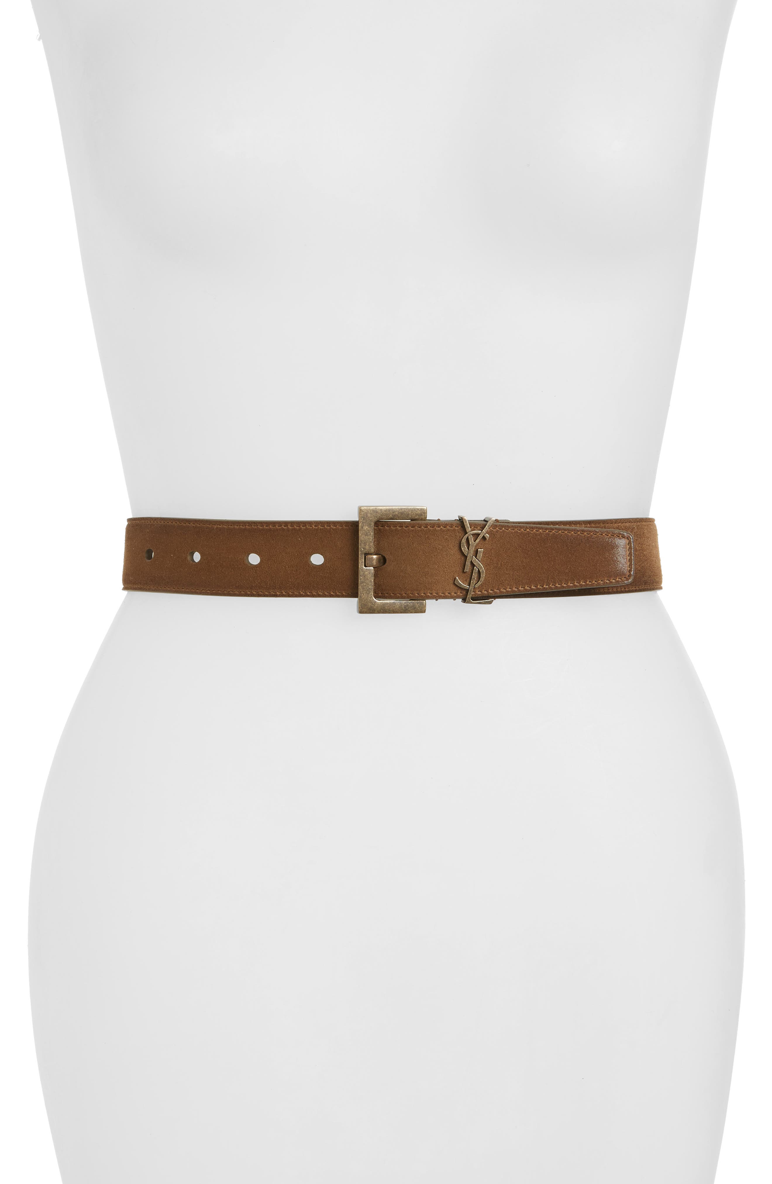 saint laurent monogram belt