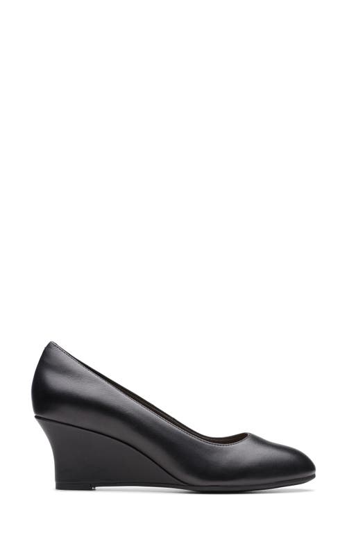 Clarks Olivette Pearl In Black Leather