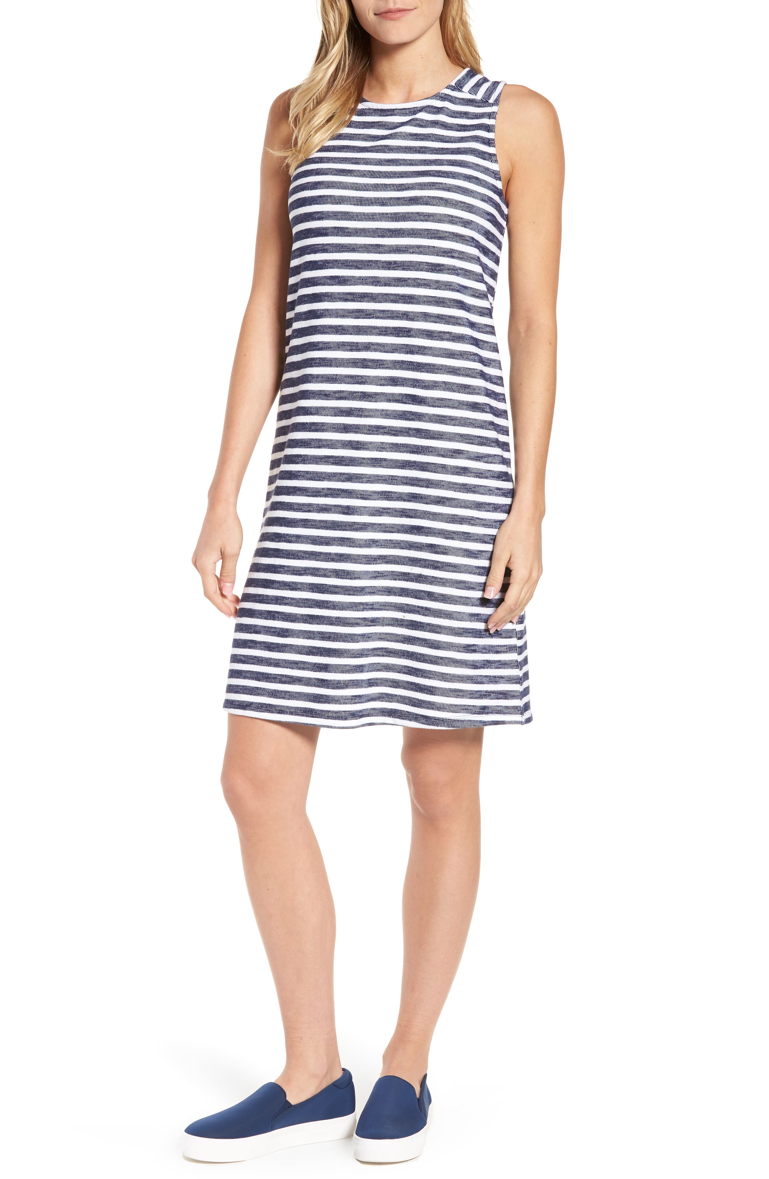 Caslon Knit Tank Dress, Blue
