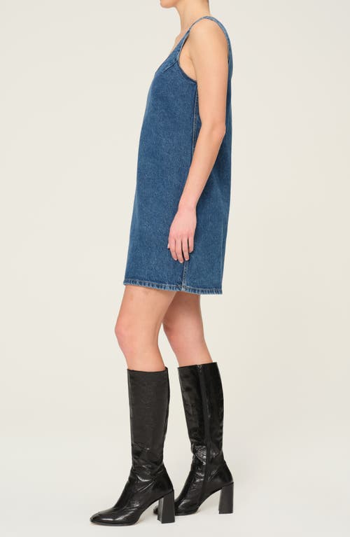 Shop Dl1961 Adeline Sleeveless Denim Minidress In North Beach