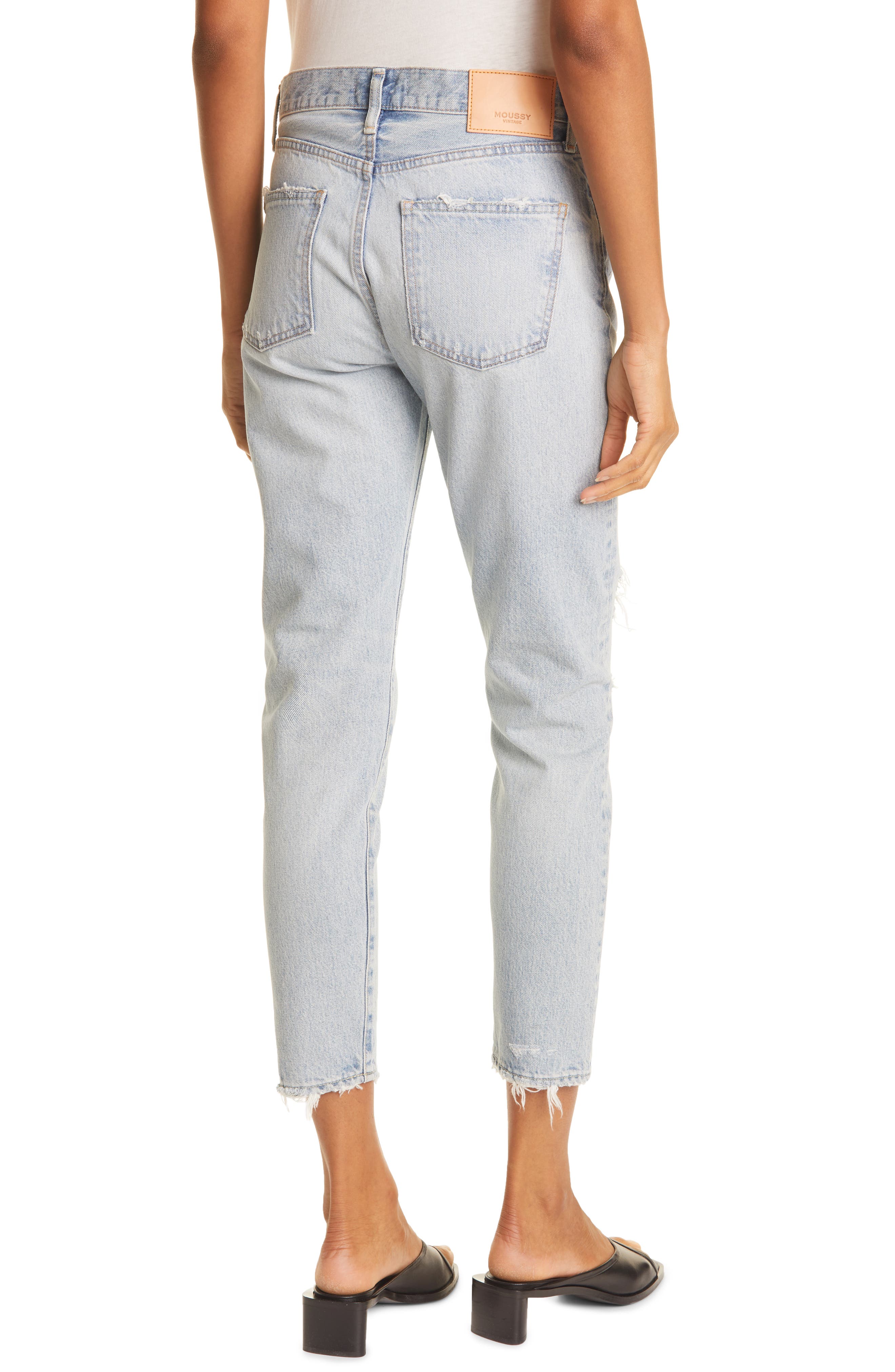 MOUSSY Melvin High Waist Tapered Skinny 