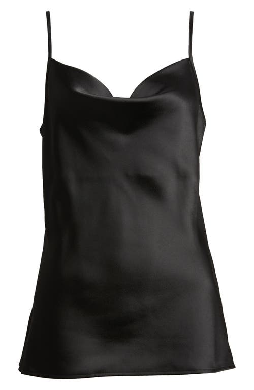 Shop Tahari Asl Satin Camisole In Black