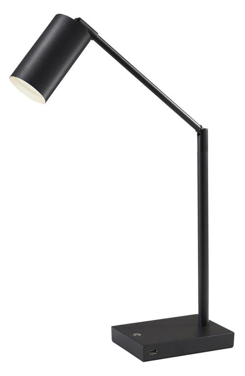 ADESSO LIGHTING Colby LED Desk Lamp in Black Painted Metal at Nordstrom