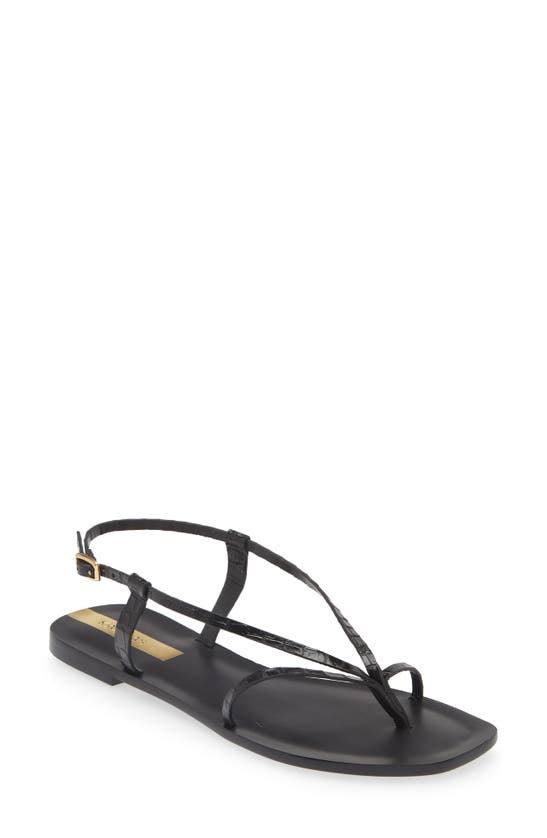 Kaanas Cristobal Slingback Sandal In Onyx