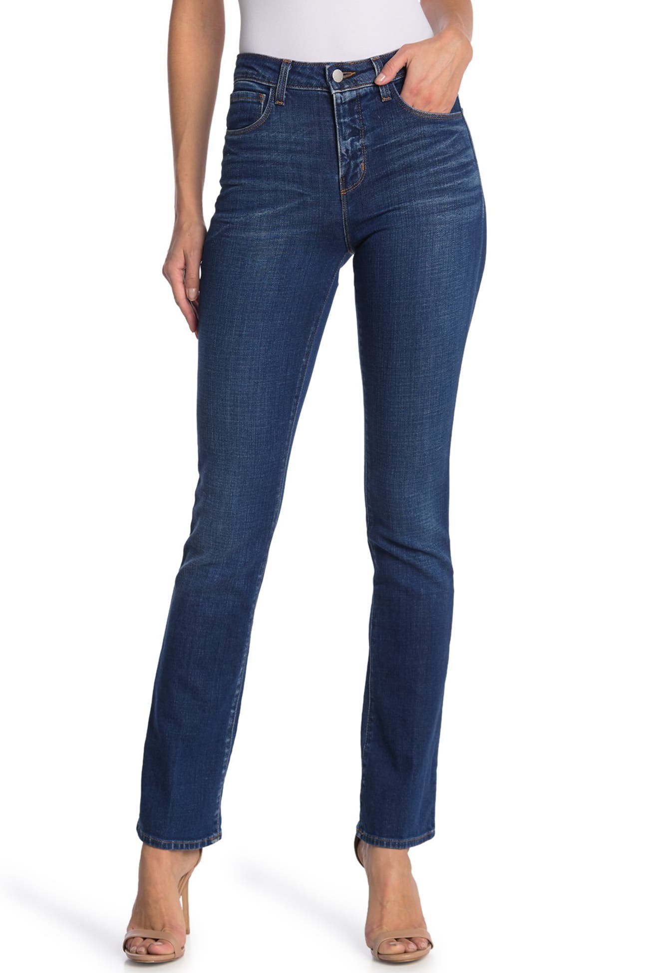 L'AGENCE | Oriana Straight Leg Jeans | Nordstrom Rack