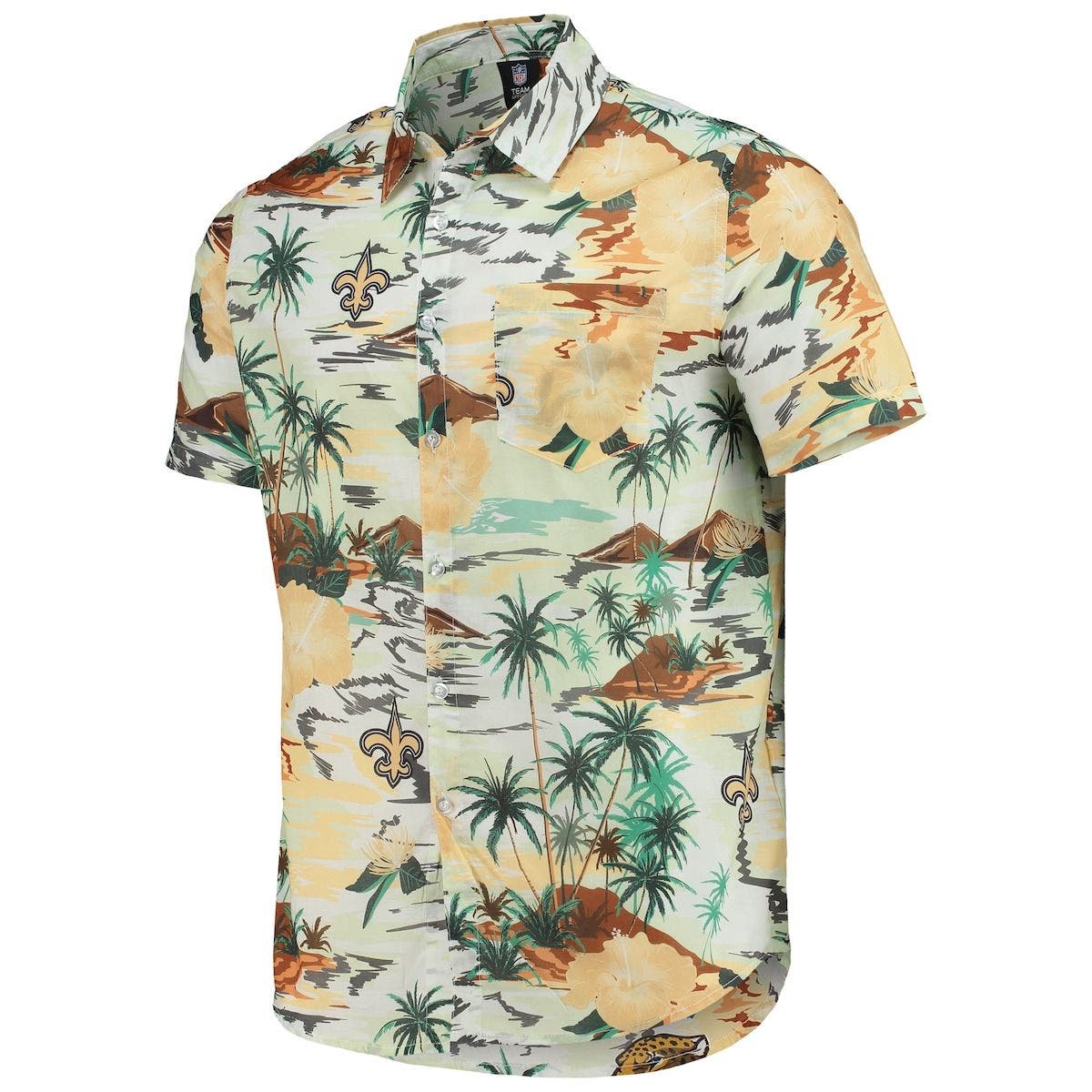 new orleans saints floral shirt