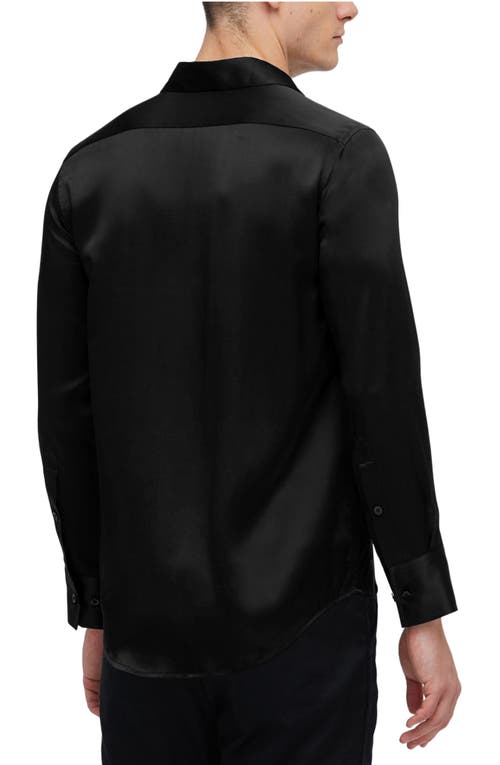 LILYSILK LILYSILK MULBERRY SILK BASIC MENS SHIRT