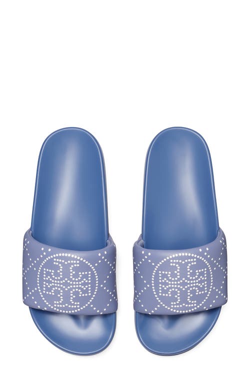 Shop Tory Burch Doublet Slide Sandal In Saphire/jeans Blue