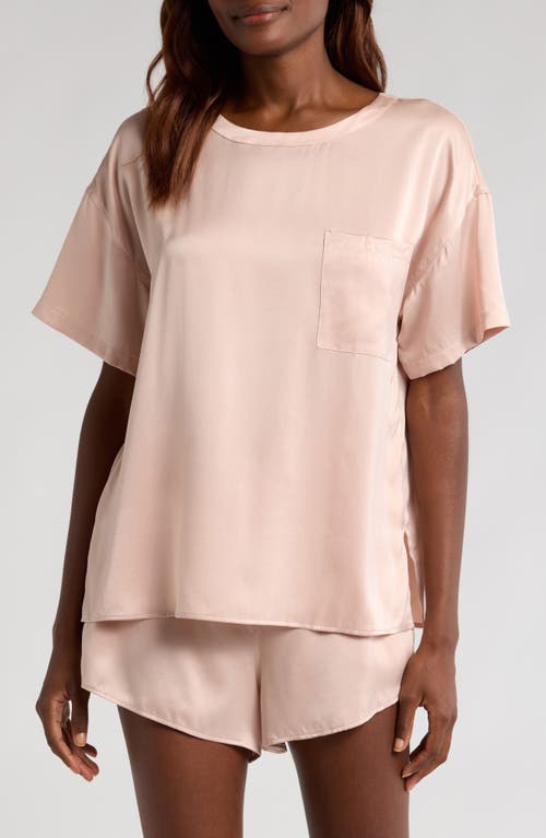 Shop Lunya Washable Silk Short Pajamas In Delicate Pink
