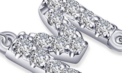 Lafonn Simulated Diamond Pavé Initial Bracelet In Silver/white M