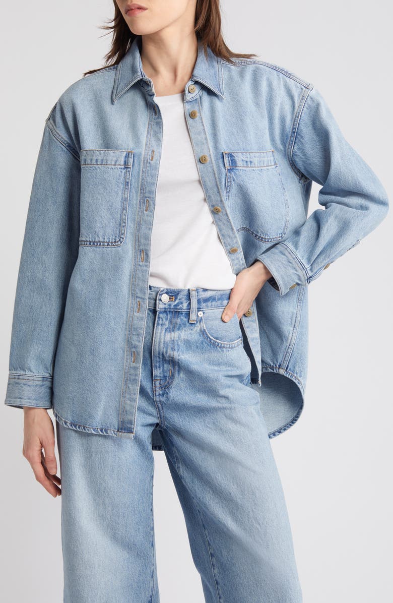 Madewell Oversize Denim ButtonUp Shirt Nordstrom