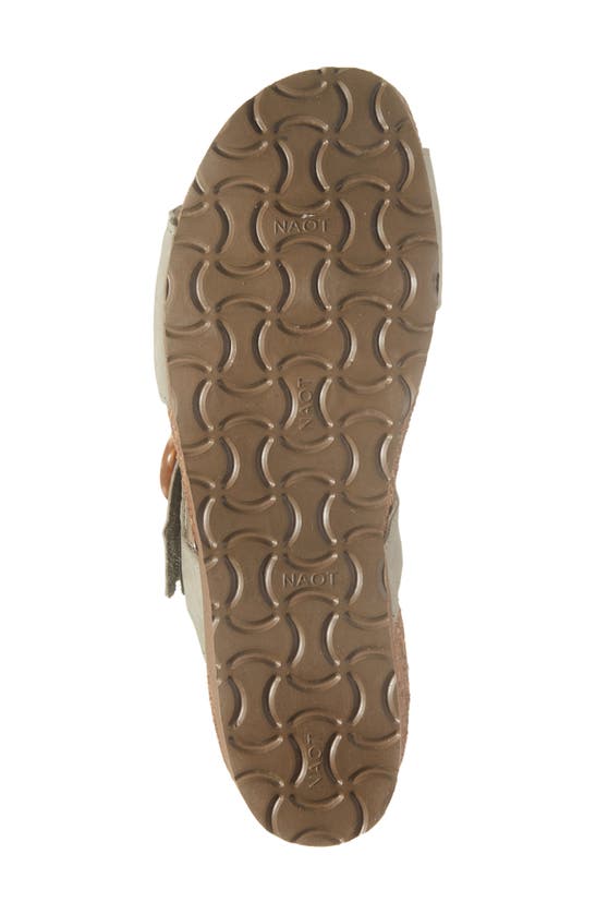 Naot Anabel Wedge In Sage Nubuck