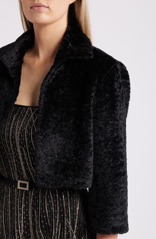 ELIZA J ELIZA J FAUX FUR BOLERO