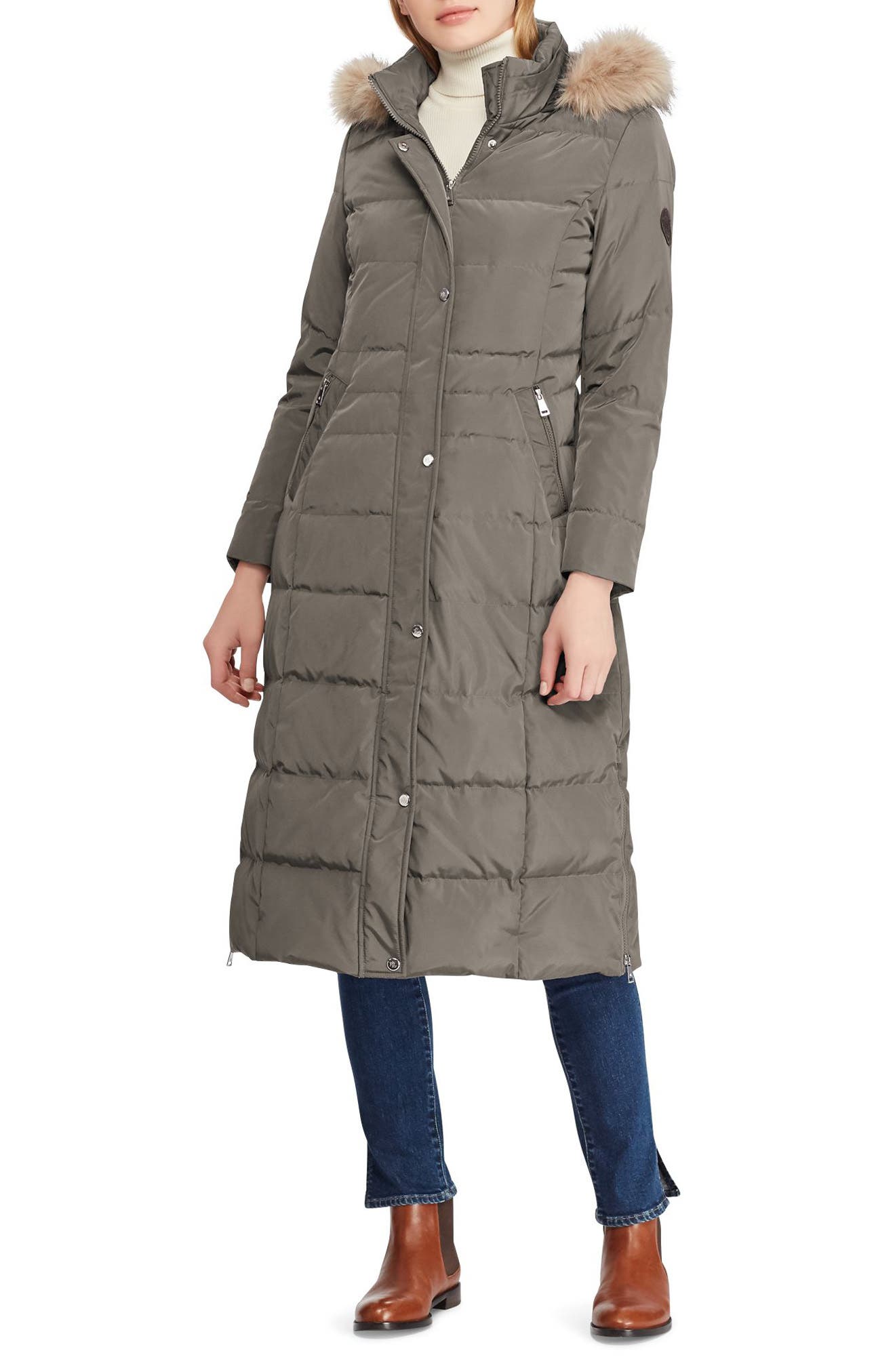 ralph lauren long down jacket