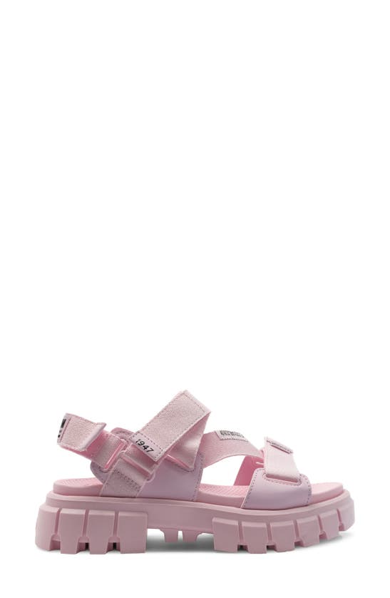 Palladium Revolt Mono Platform Sandal In Cold Pink