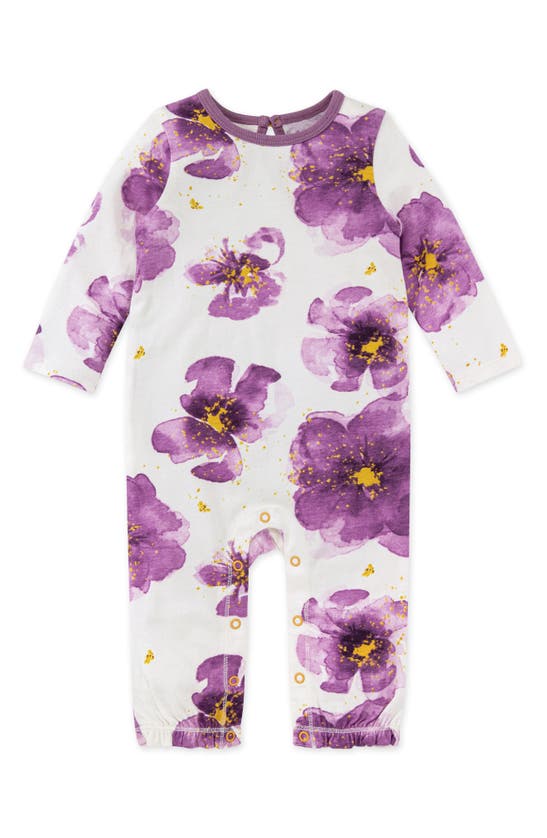 Burt's Bees Baby Babies' Exploded Bouquet Jumpsuit In Mojave Wildflower