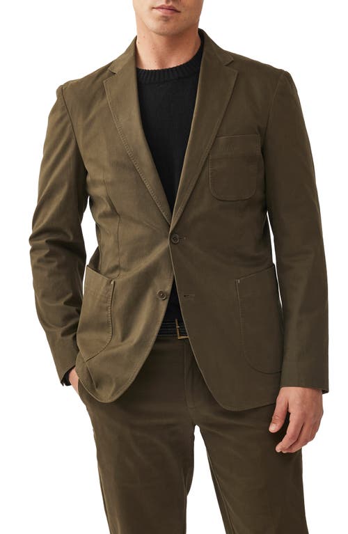 Shop Rodd & Gunn Woodlands Solid Stretch Cotton Sport Coat In Forest