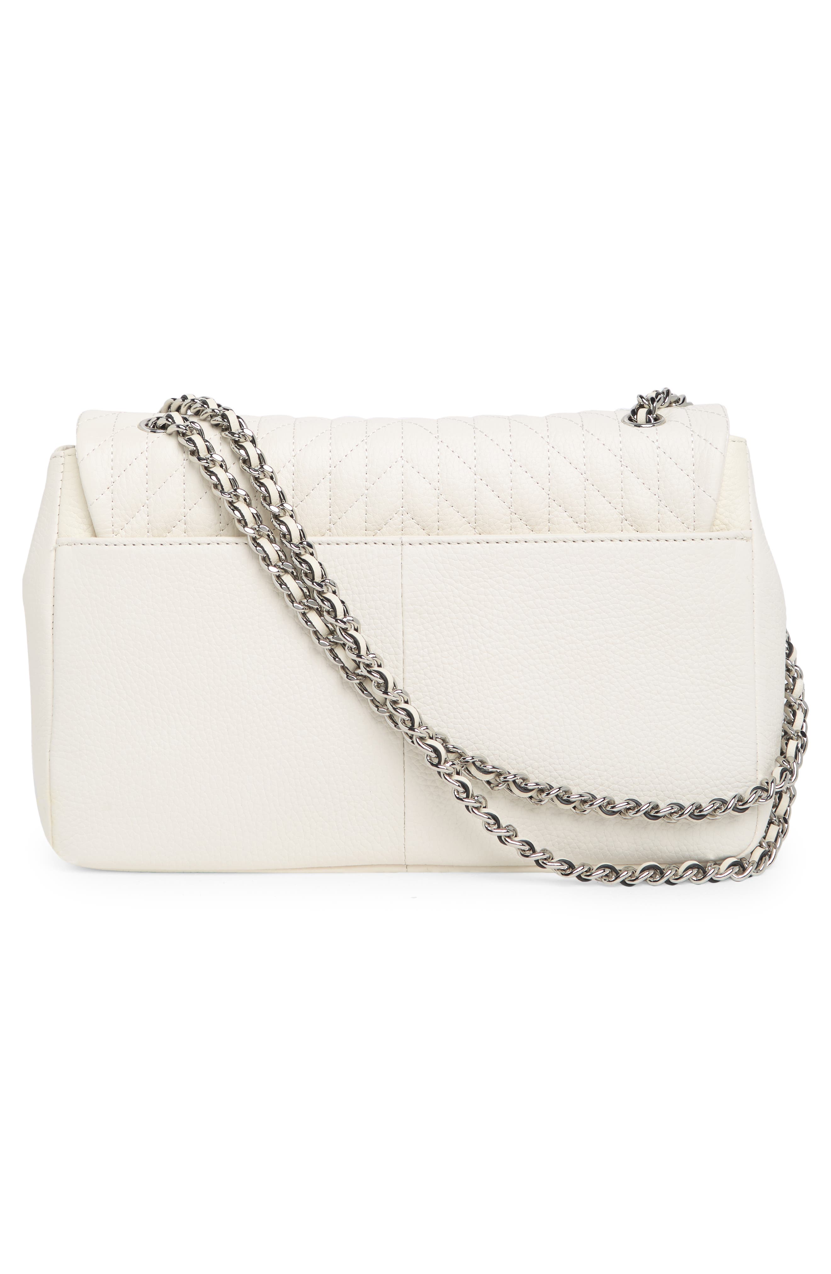 Karl Lagerfeld Paris Agyness Leather Shoulder Bag Nordstromrack