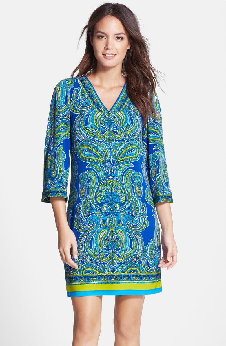 Laundry by Shelli Segal Print Jersey Shift Dress (Regular & Petite ...