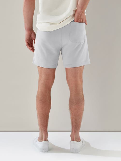 Robert Talbott Chandler French Terry Short In Light Gray