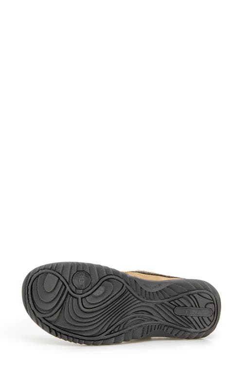Jbu Ginger Faux Fur Lined Clog In Tan