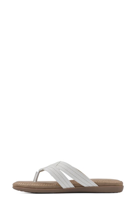 Cliffs By White Mountain Fateful Flip Flop In White/ Smooth