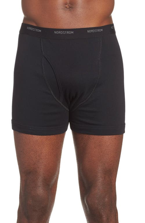 Nordstrom 3-Pack Supima Cotton Boxer Briefs at Nordstrom,