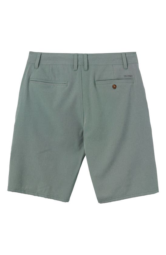 Shop O'neill Kids' Reserve Water Repellent Shorts In Dark Olive