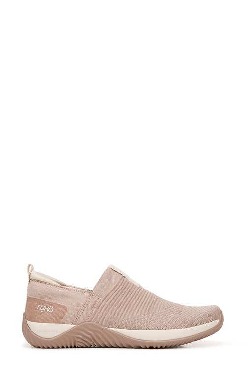 Shop Ryka Rykä Echo Knit Slip-on Sneaker In Warm Taupe