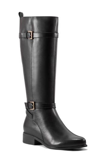 Rockport Women's Harper Wide Calf Waterproof Casual Boots In Black