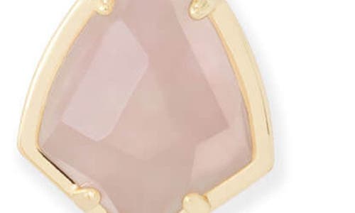Kendra Scott Carrine Earrings In Rose Quartz/gold