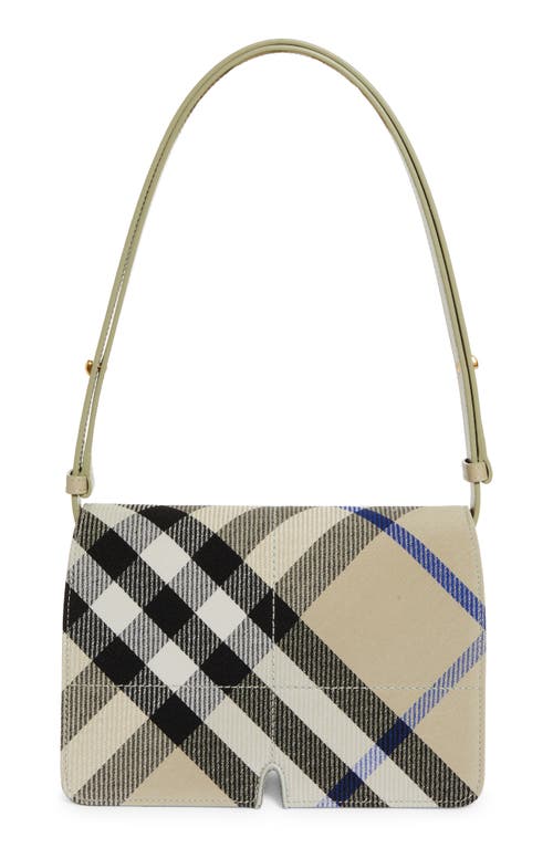 Snip Check Jacquard Crossbody Bag in Lichen