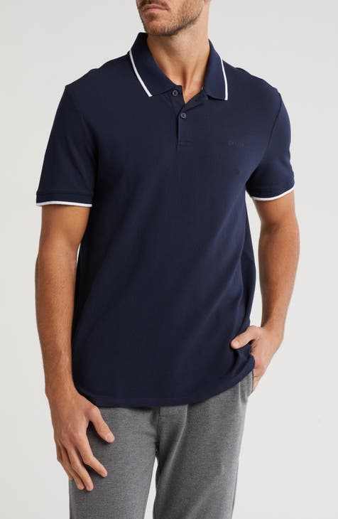 Stretch Piqué Solid Tipped Polo