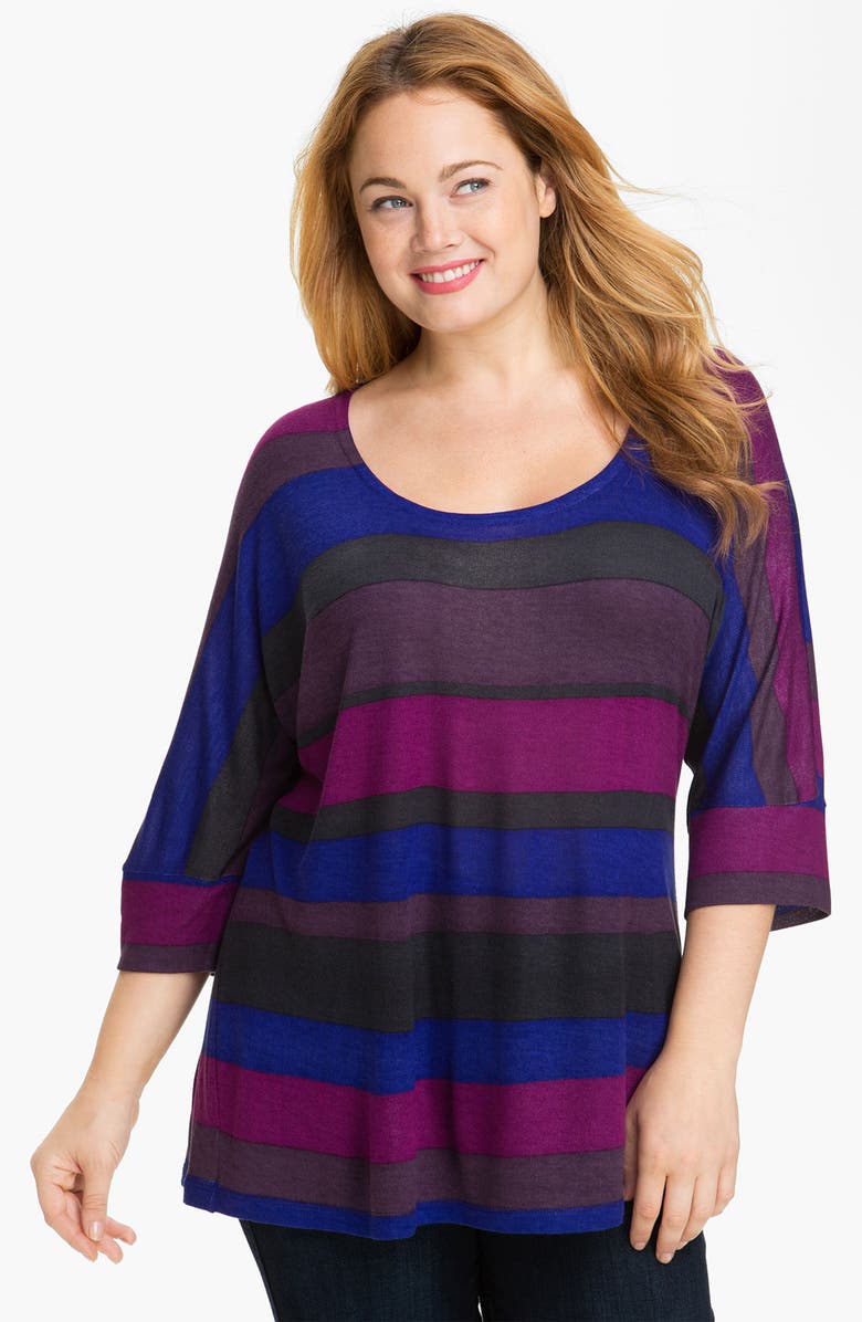 Splendid Stripe Knit Top (Plus) | Nordstrom