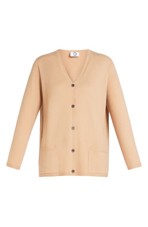 Shop Marina Rinaldi Colonia Cashmere Cardigan In Camel