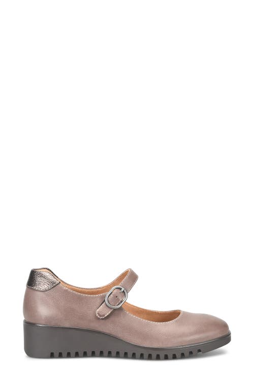 Comfortiva Debbie Mary Jane Wedge In Dusty Brown