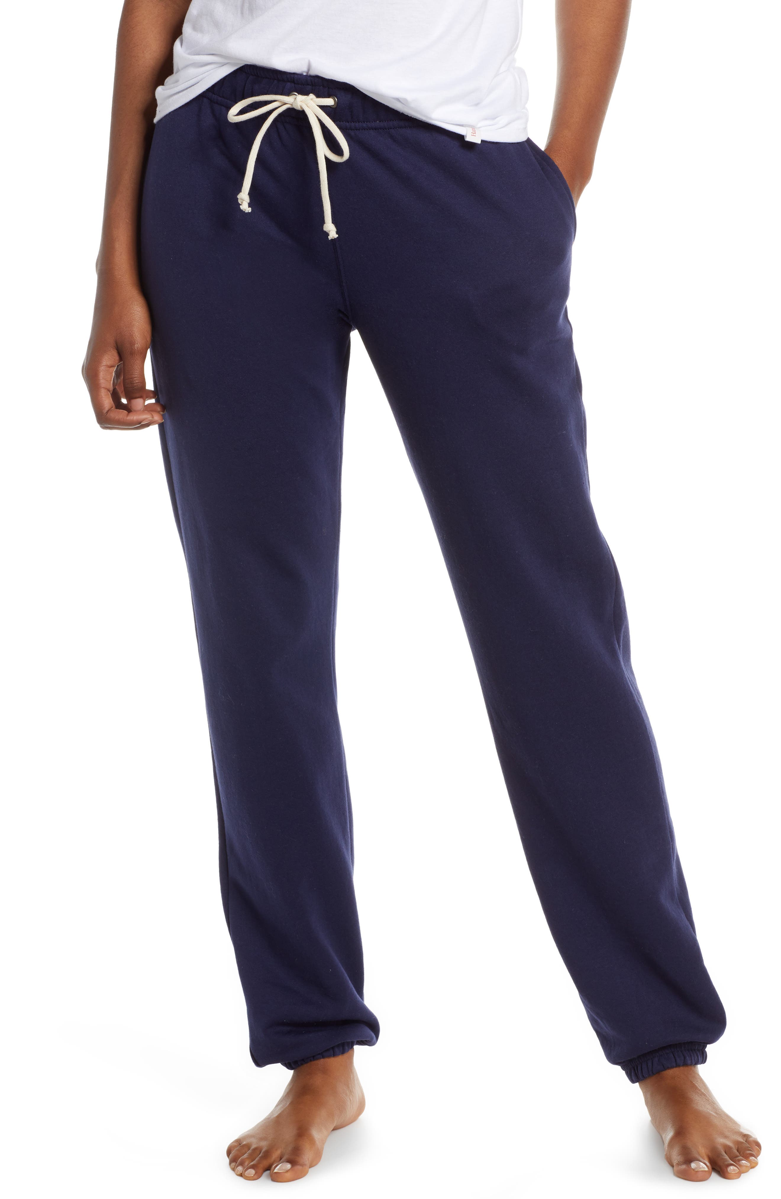 Hanes Luxe Fleece Sweatpants, Blue