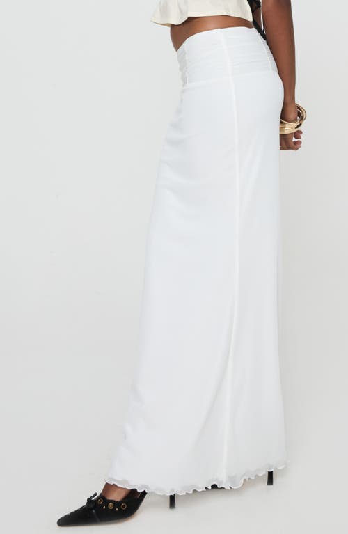 Shop Princess Polly Meredith Maxi Skirt In White