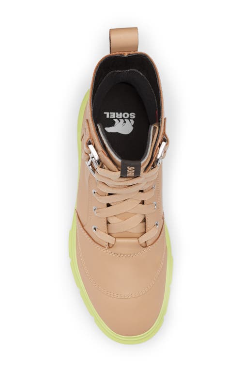 Sorel Caribou Leather Lace-up Boots In Canoe/tippet