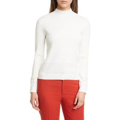 Club Monaco Tiny Cable Sweater, Ivory