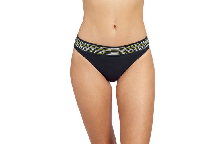 Free Sport By Gottex Sprint Solid Hipster Swim Bottom In Black