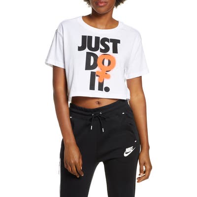 Nike Sportswear Rebel Graphic Crop Tee