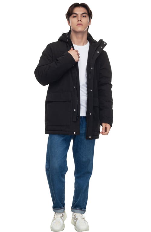 Shop Rokka&rolla Ultimate Winter Parka With Fleece-lined Hood In Black